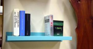 Libreria in legno su misura di design 4 Pino